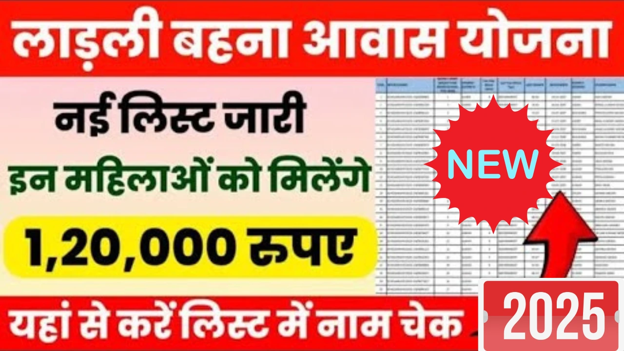 Ladli behena awas Yojana new list