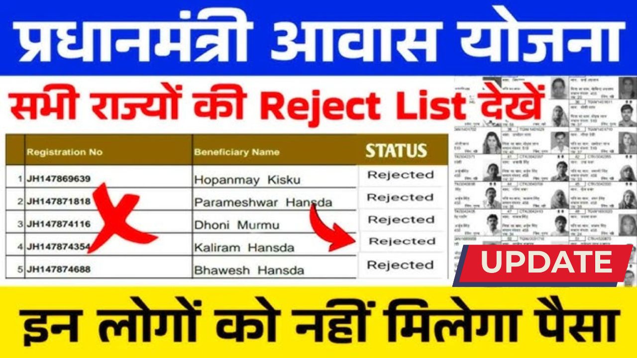 PM awas yojana rejected list