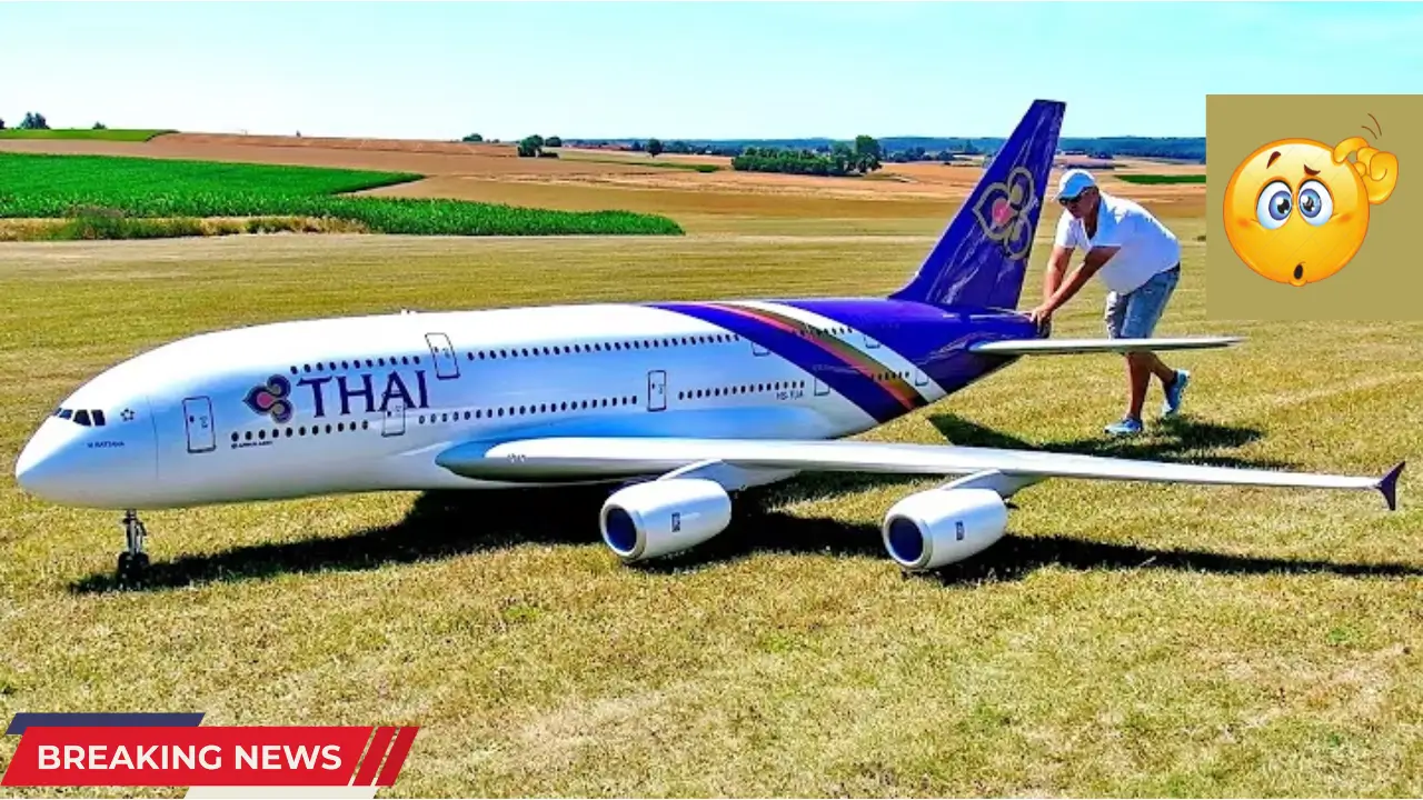 102KG RC Airbus A-380 – Giant Scale Model Jet Flight Demo