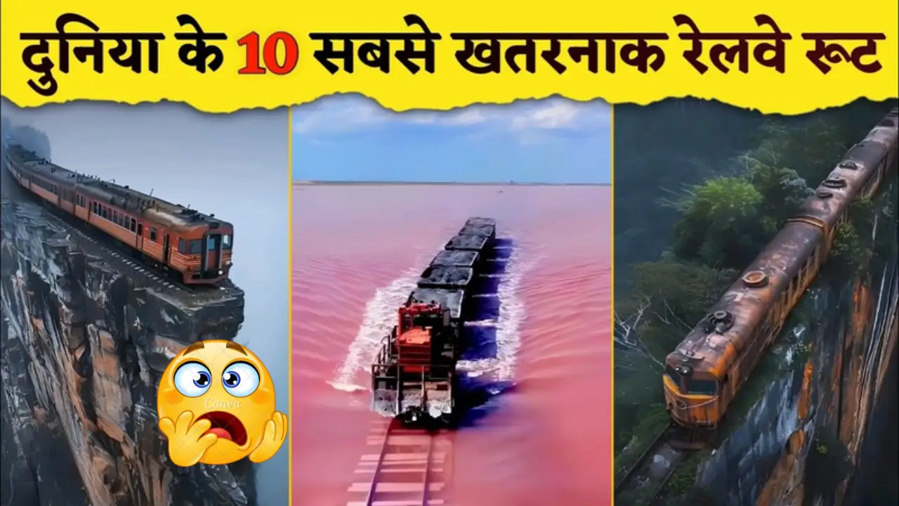 Top 10 Most Dangerous Railway Routes in the World – Extreme & Thrilling Train Journeys