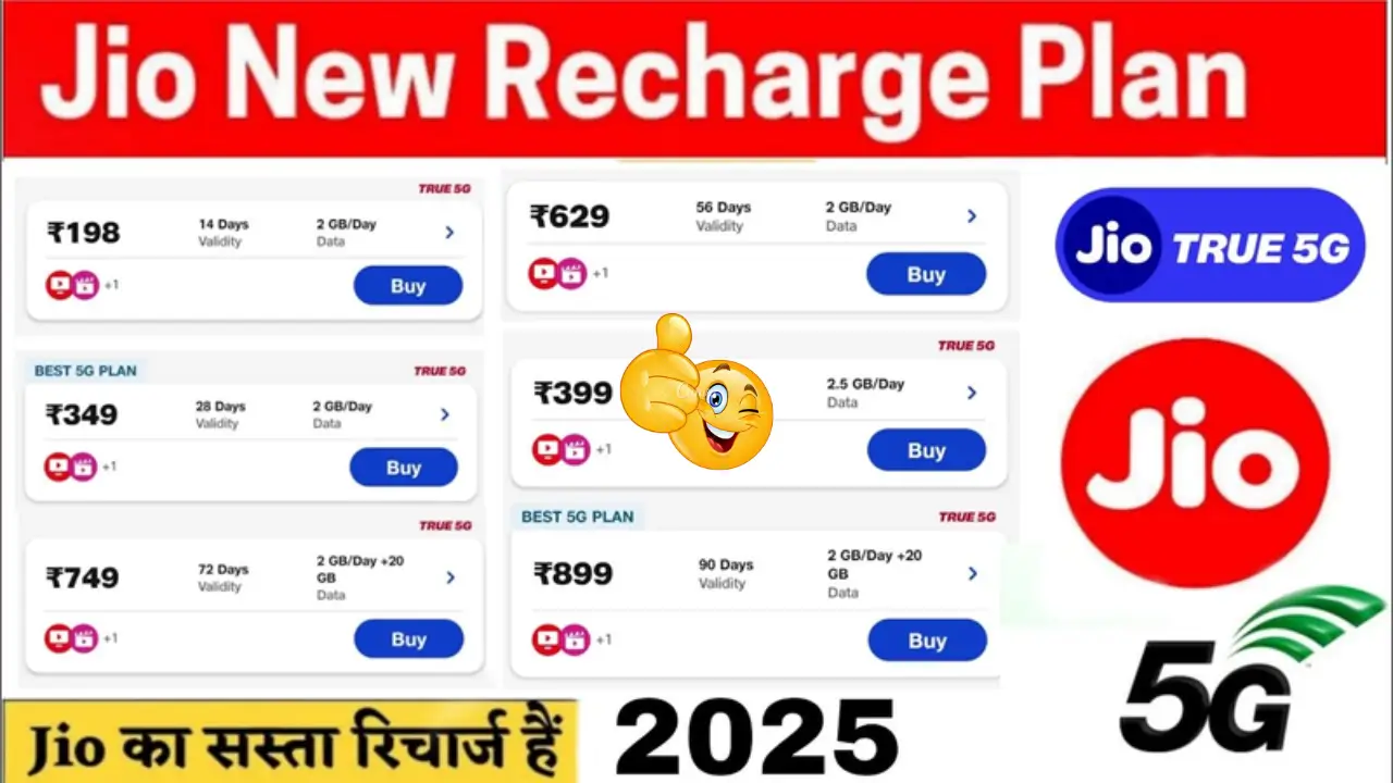 New Jio Recharge Plan – Latest Cheap Plan with More Data & Benefits